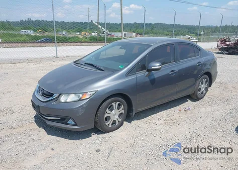 2013 Honda Civic Hybrid from USA, damaged, VIN 19XFB4F20DE001344